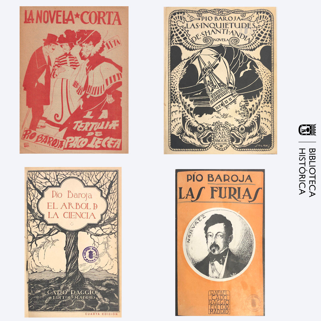 Pío Baroja - Portadas y cubiertas ilustradas